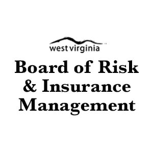 Logo for West Virginia Board of Risk & Insurance Management. Links to their contact info.