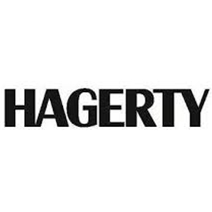 Logo for Hagerty insurance company. Links to their contact info.