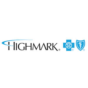 Logo for Highmark insurance company. Links to their contact info.